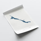 peruca lake croatia map poster – minimalist lake wall art - image 6