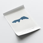 lesser slave lake alberta map poster – minimalist lake wall art - image 6