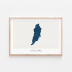 alta lake british columbia map poster – minimalist lake wall art - image 2