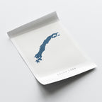 green lake british columbia map poster – minimalist lake wall art - image 6