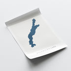 kalamalka lake british columbia map poster – minimalist lake wall art - image 6