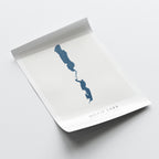 moyie lake british columbia map poster – minimalist lake wall art - image 6