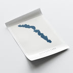 osoyoos lake british columbia map poster – minimalist lake wall art - image 6