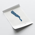 skaha lake british columbia map poster – minimalist lake wall art - image 6
