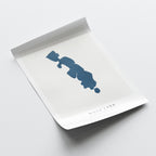 wasa lake british columbia map poster – minimalist lake wall art - image 6