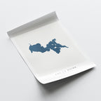 lac la biche alberta map poster – minimalist lake wall art - image 6