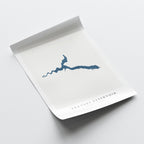 travers reservoir alberta map poster – minimalist lake wall art - image 6