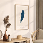 alta lake british columbia map poster – minimalist lake wall art - image 3