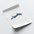 fraser lake british columbia map poster – minimalist lake wall art - image 6