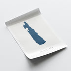 grave lake british columbia map poster – minimalist lake wall art - image 6