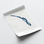 harrison lake british columbia map poster – minimalist lake wall art - image 6