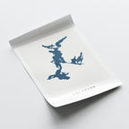 lac grand map art print quebec map poster – minimalist lake wall art - image 6