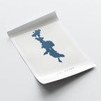 lac heney map print quebec map poster – minimalist lake wall art - image 6