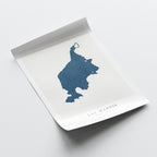 lac marois map print quebec map poster – minimalist lake wall art - image 6