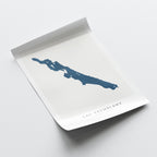 lac tremblant map print quebec map poster – minimalist lake wall art - image 6
