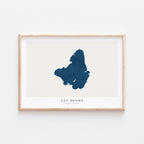 lac brome map print quebec map poster – minimalist lake wall art - image 2