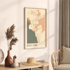 kailua-kona, hawaii map poster - image 2