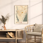 wilmington, north carolina map poster - image 3