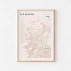 rio rancho, new mexico map poster - image 1