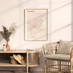 columbia, south carolina map poster - image 3