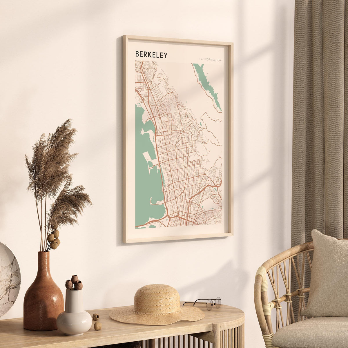 berkeley, california map poster - image 2