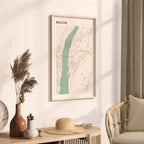 beacon, new york map poster - image 2
