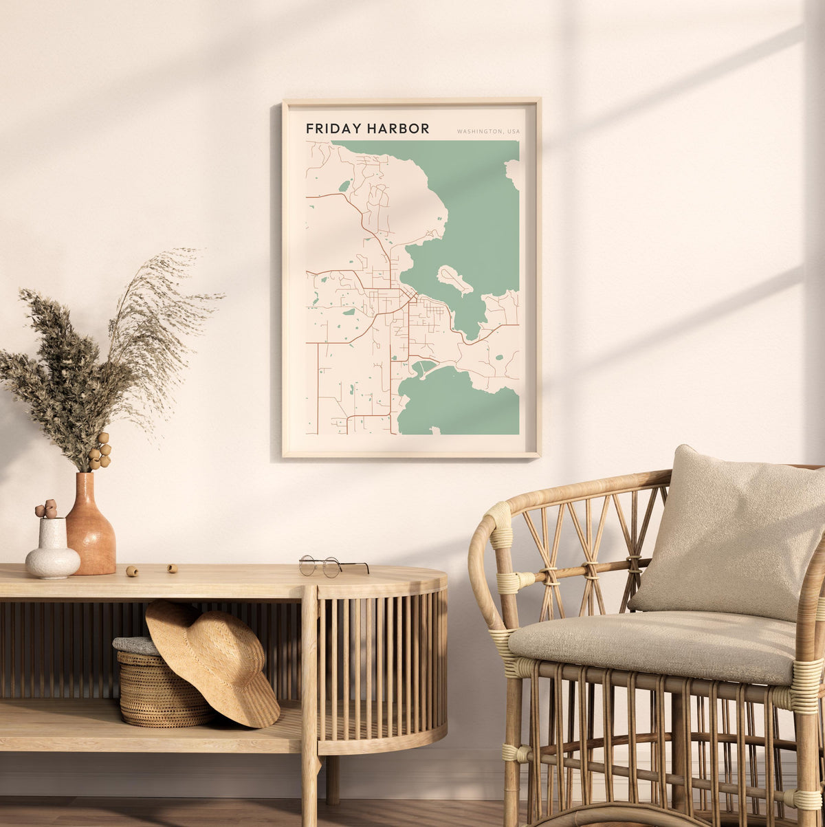 friday harbor, washington map poster - image 3