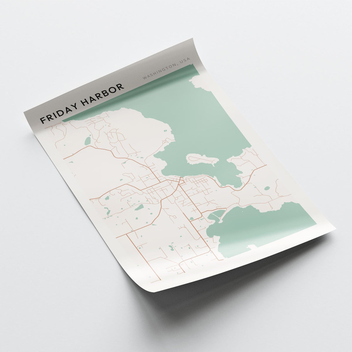 friday harbor, washington map poster - image 4