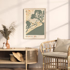 atlantic city, new jersey map poster - image 3