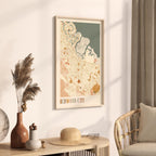 redwood city, california map poster - image 2