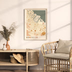 redwood city, california map poster - image 3