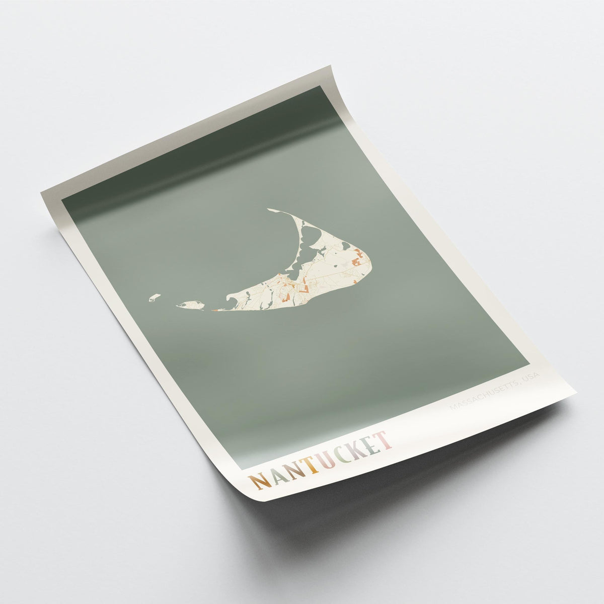 nantucket, massachusetts map poster - image 4