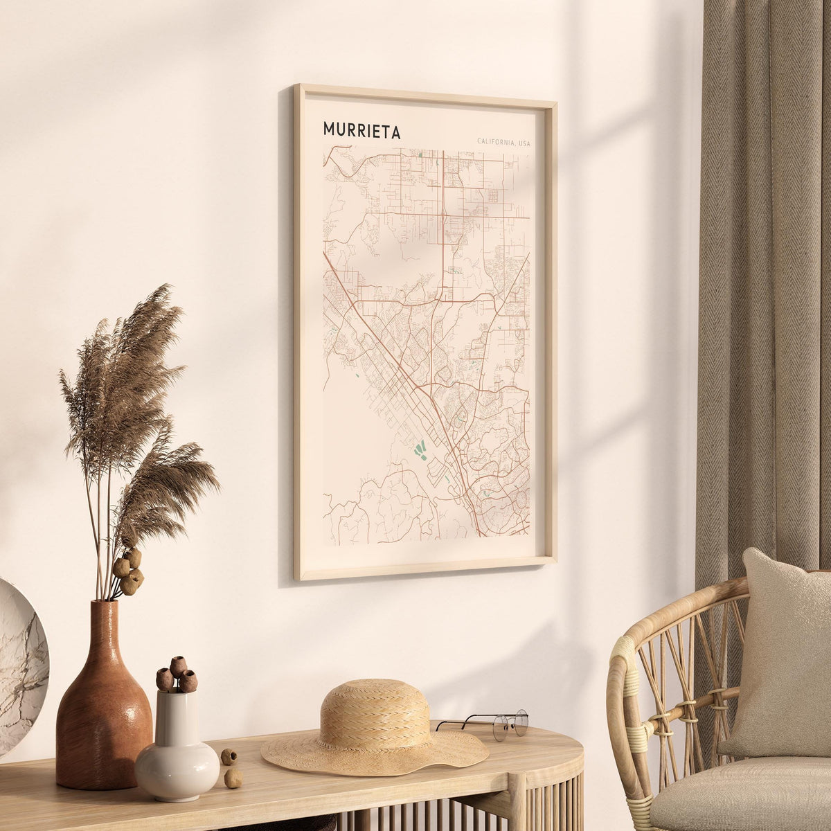 murrieta, california map poster - image 2