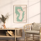 mercer island, washington map poster - image 3