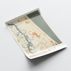 jacksonville beach, florida map poster - image 4