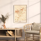 nevada city, california map poster - image 3