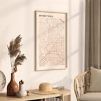 beverly hills, california map poster - image 2