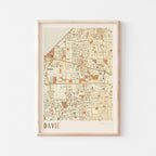 davie, florida map poster - image 1
