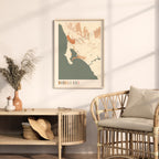 bodega bay, california map poster - image 3