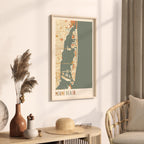 miami beach, florida map poster - image 2