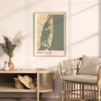 miami beach, florida map poster - image 3