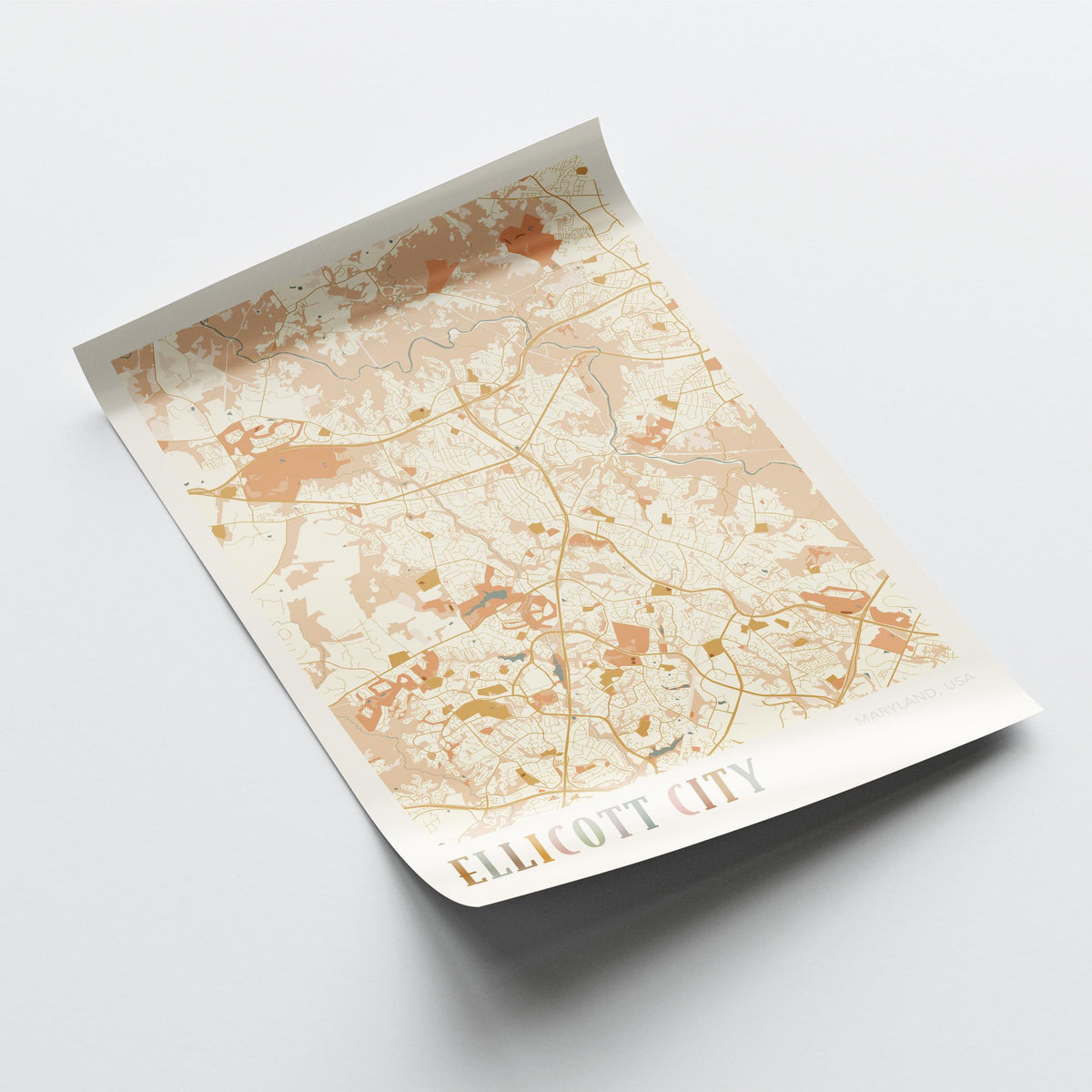 ellicott city, maryland map poster - image 4