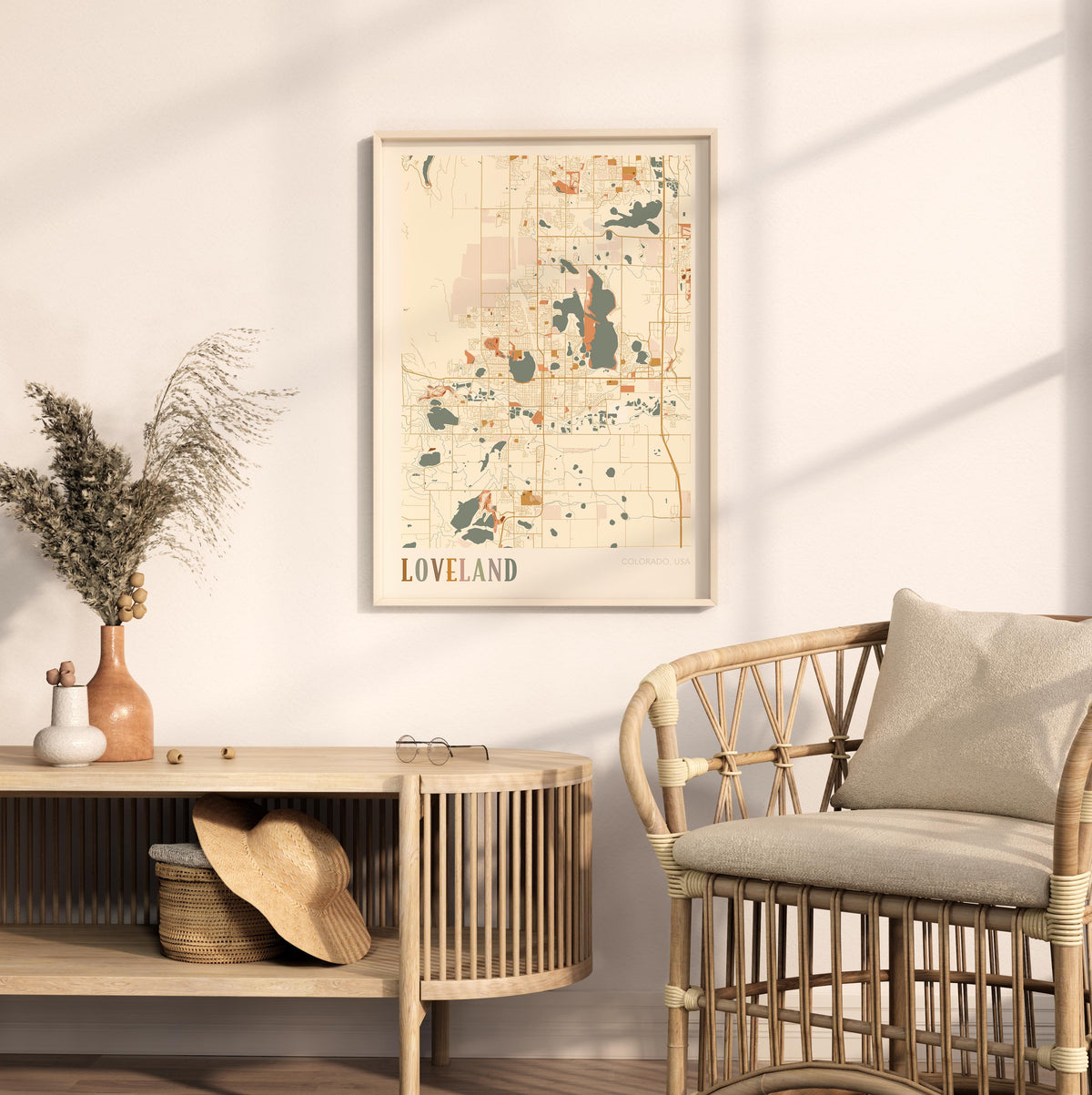 loveland, colorado map poster - image 3