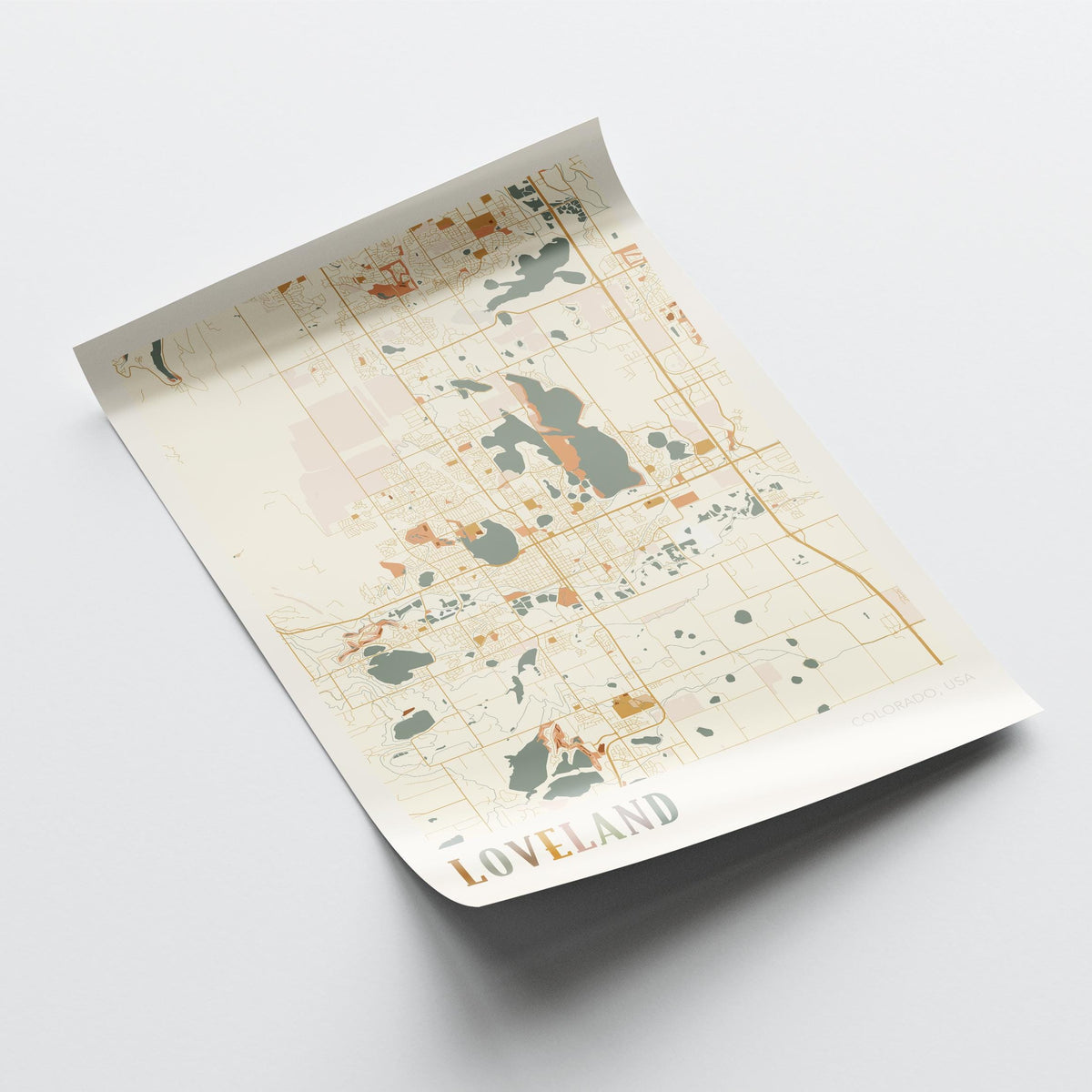loveland, colorado map poster - image 4