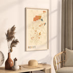 prescott, arizona map poster - image 2
