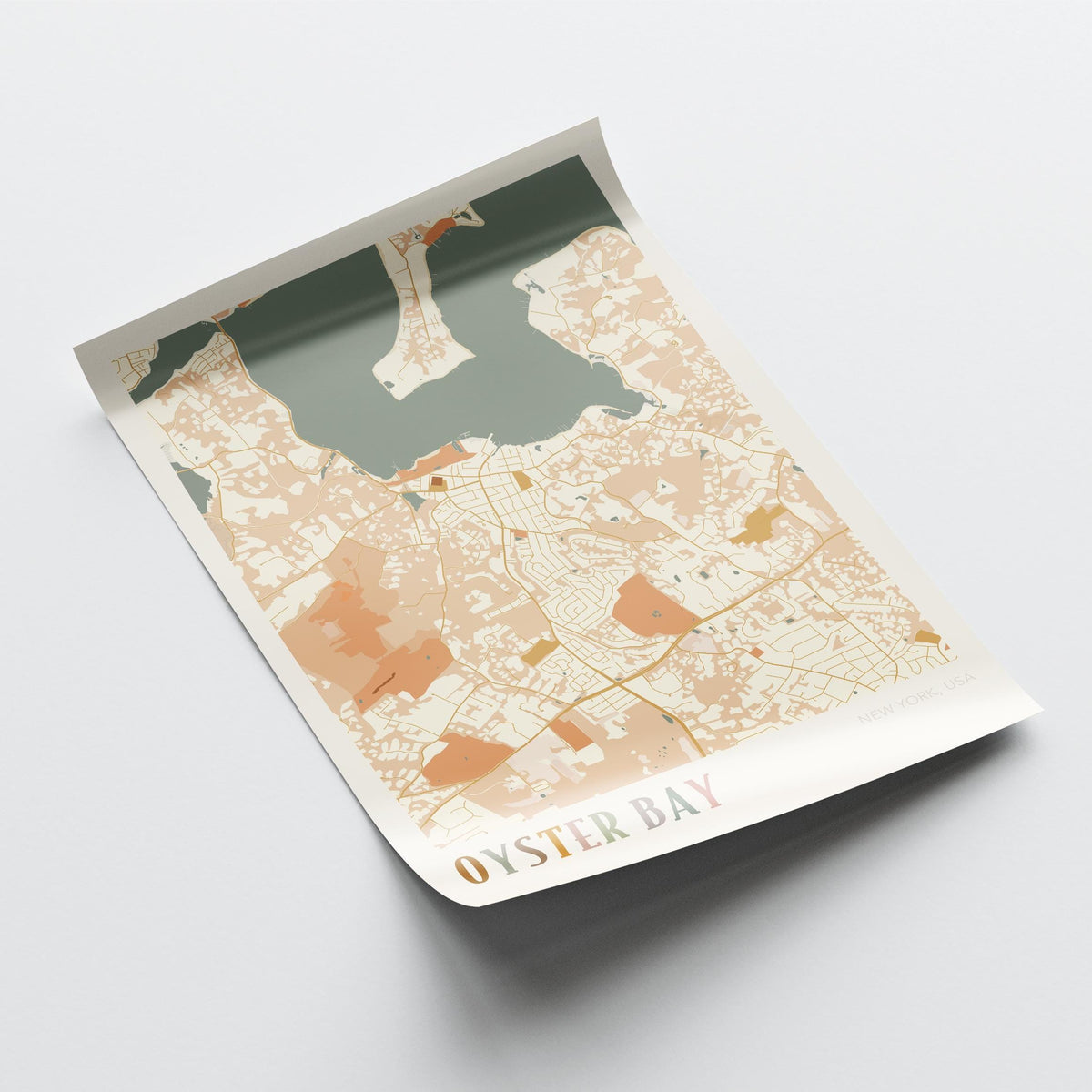 oyster bay, new york map poster - image 4