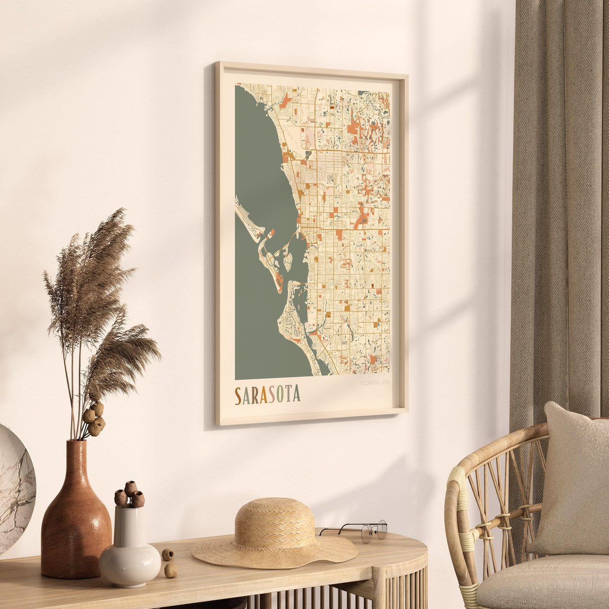 sarasota, florida map poster - image 2