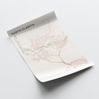 santa clarita, california map poster - image 4