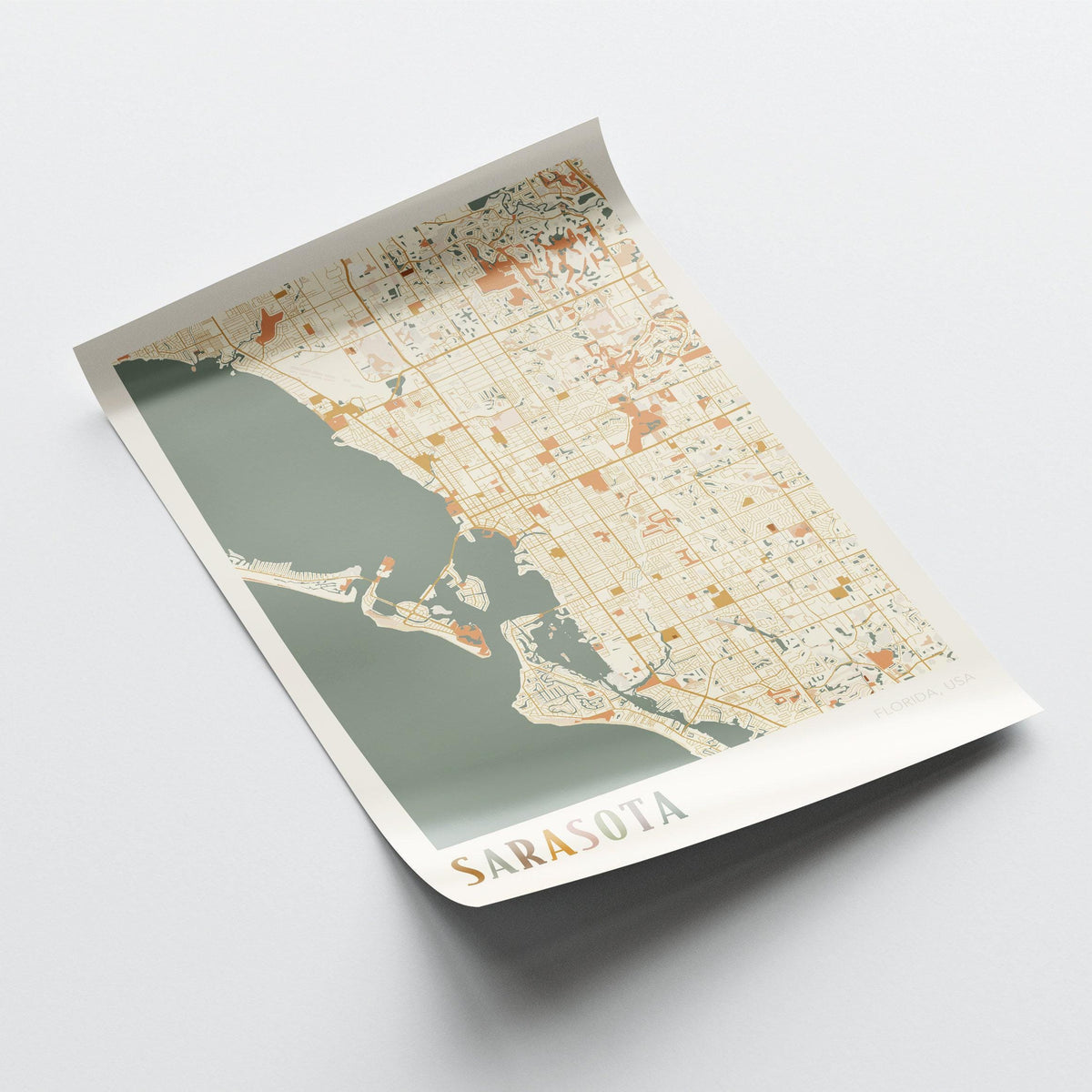 sarasota, florida map poster - image 4