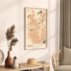 truckee, california map poster - image 2